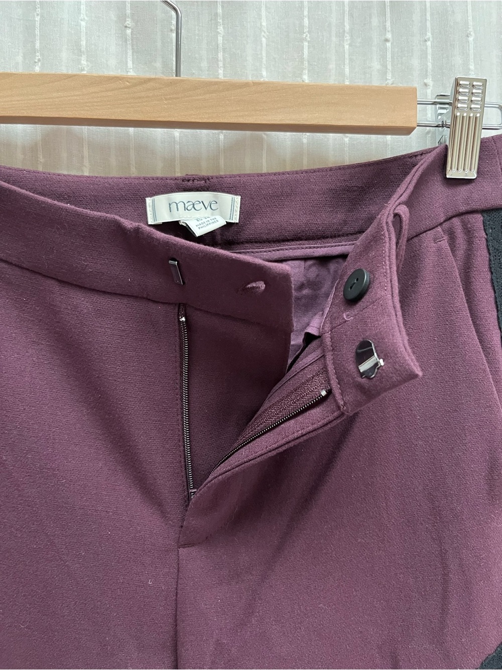 Maeve Ribbon Slim Flare Trouser size 2 - Picture 10 of 12